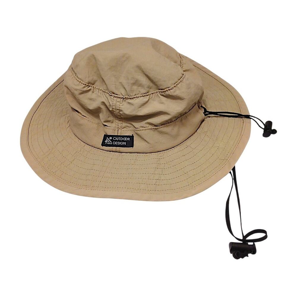Dorman Pacific Headwear Outdoor Design Bucket Hat Size XL Beige Safari Sun Brim